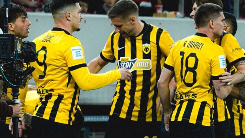 El AEK de Jovic saca ventaja ante Olympiacos en la lucha por el título griego