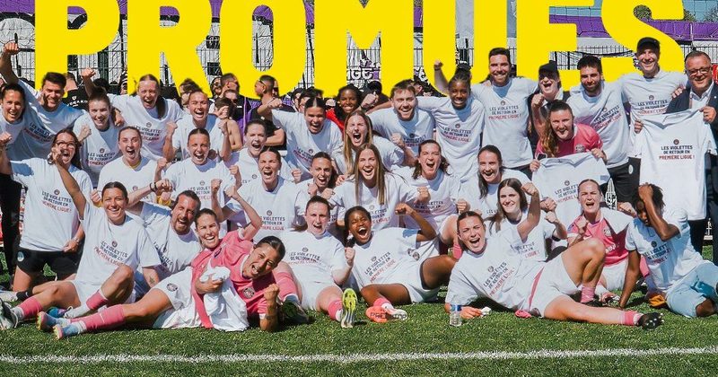 Le Toulouse Football Club féminin, champion de France D2, retrouve l'élite !