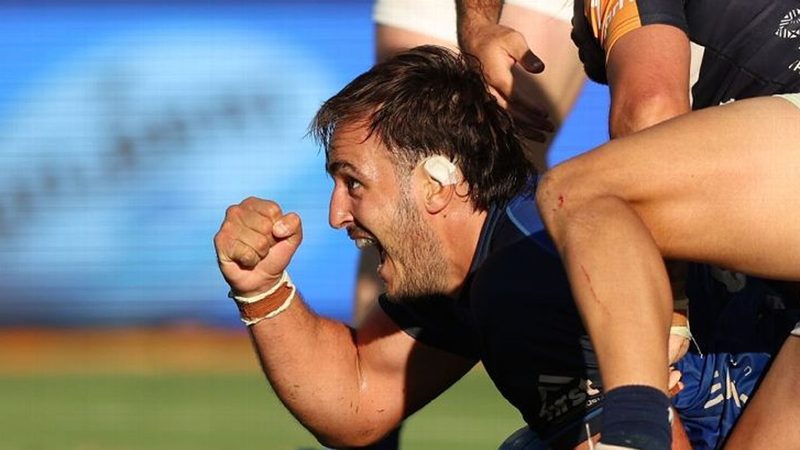 Hat-trick de Molina y los argentinos brillan en las copas europeas de rugby