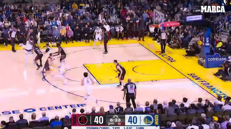 Curry regresa espectacular, pero los Rockets frustran su regreso con un ajustado triunfo