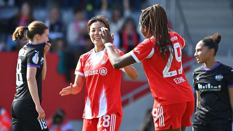 FC Bayern Frauen setzen sich souverän gegen Essen durch und erreichen DFB-Pokal-Finale