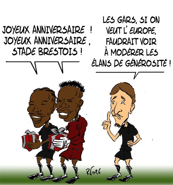 Le Stade rennais gâche l'anniversaire du Stade brestois avec une victoire 3-4