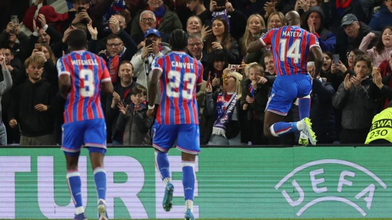 El Crystal Palace domina a la Fiorentina y se acerca a las semifinales de la Conference