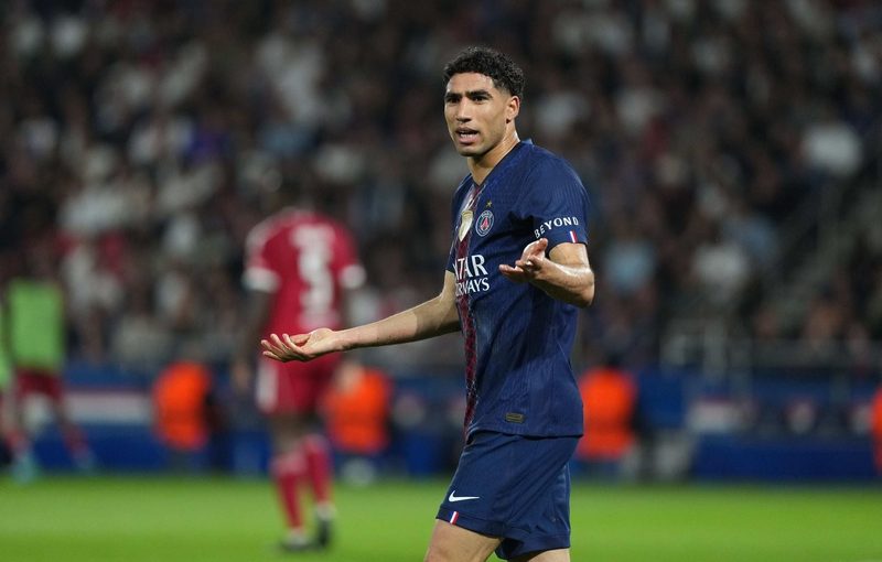 Le PSG : Achraf Hakimi absent de la liste des nommés pour le meilleur joueur africain