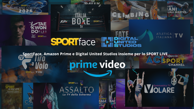 Sportface su Amazon Prime Video: un weekend di eventi sportivi imperdibili