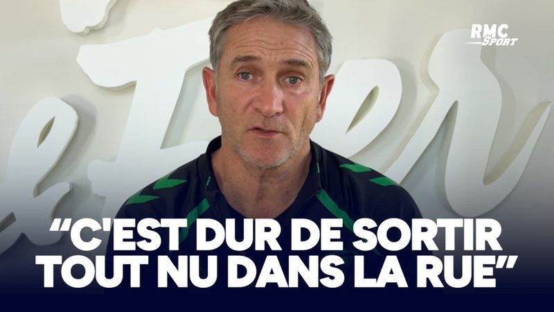Philippe Montanier : "C'est comme si on était tout nu" sur la dissolution des supporters