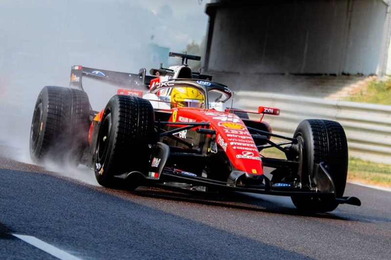 Lewis Hamilton testa pneus de chuva de 2027 em Fiorano e completa 142 voltas