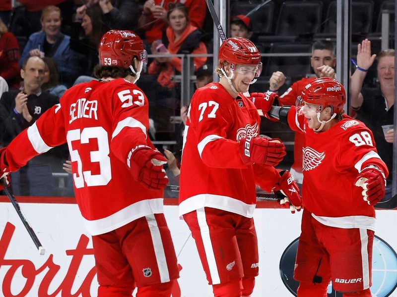 Moritz Seider glänzt mit fünf Scorerpunkten im NHL-Spiel gegen Philadelphia