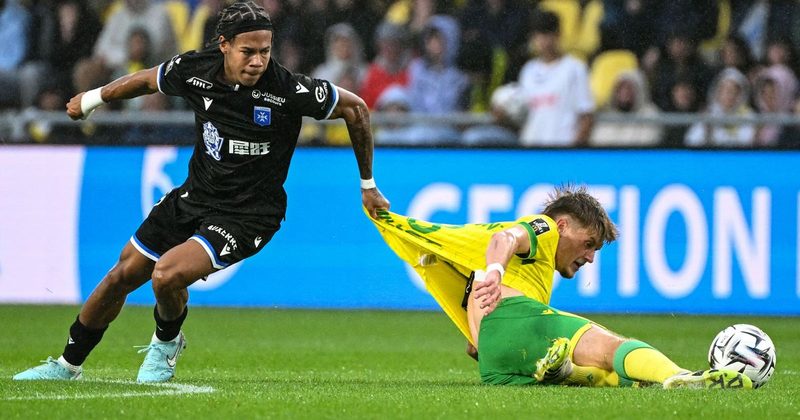 L'AJA ne parvient pas à percer la défense du FC Nantes en Ligue 1