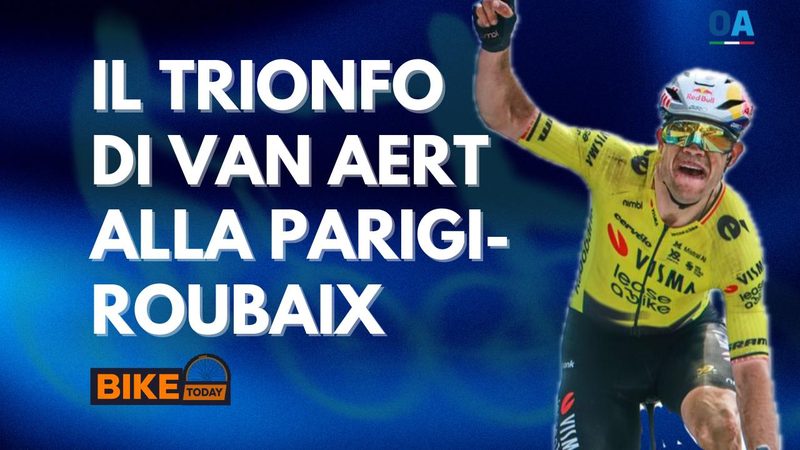 Wout van Aert trionfa nella Parigi-Roubaix, Pogacar sfiora il sogno Monumento