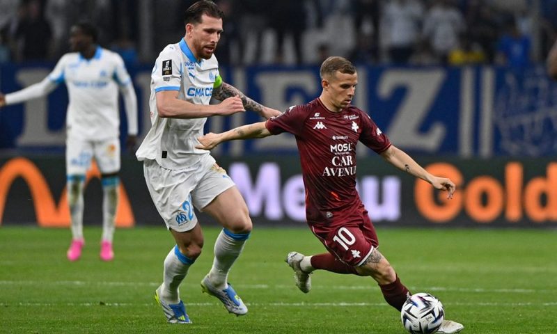 L'OM s'impose contre le FC Metz (3-1) mais Acherchour dénonce Hojbjerg