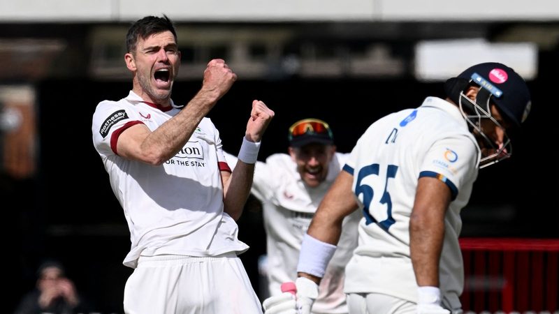 James Anderson's Vintage Performance Secures Lancashire's Thrilling Win Over Derbyshire