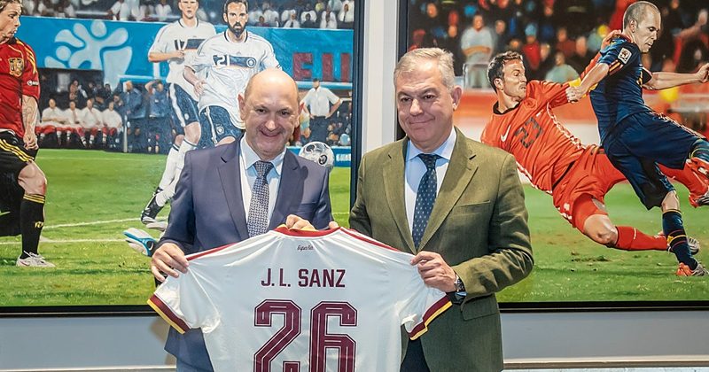 Rafael Louzán elogia al Betis y destaca su papel en la final de la Copa del Rey