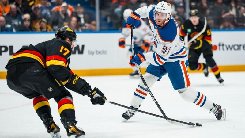 Oilers Push for Playoff Position as McDavid Eyes 50 Goals Against Canucks