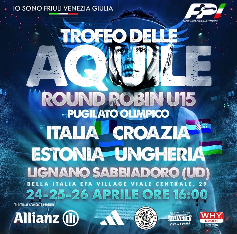 Il Trofeo delle Aquile 2026 porta a Lignano Sabbiadoro il pugilato giovanile internazionale