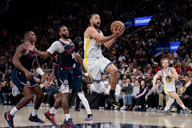 Stephen Curry brilla y lleva a Golden State Warriors a vencer a Los Angeles Clippers