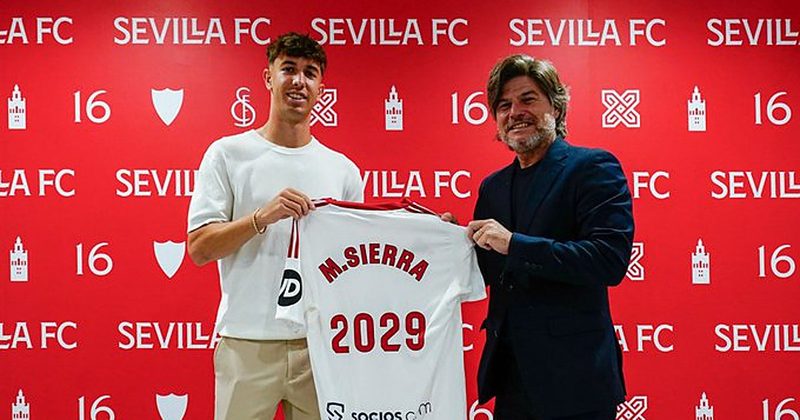 Miguel Sierra extiende su vínculo con el Sevilla FC hasta 2029