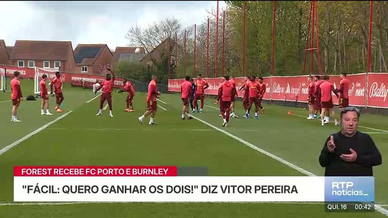 Nottingham Forest busca reviravolta na Liga Europa com mudanças no time titular