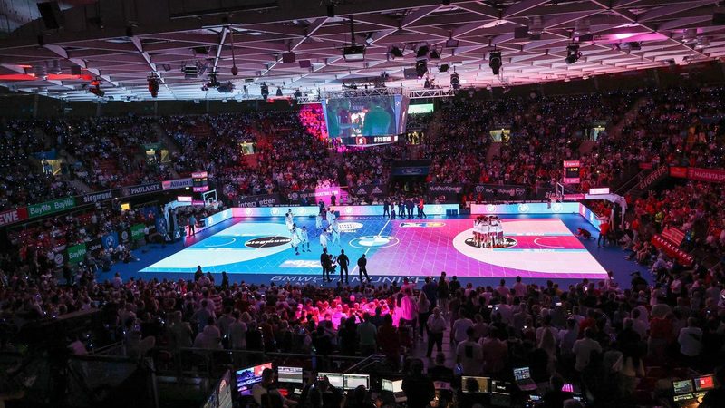 Innovativer Glasboden sorgt für Aufsehen beim Handball-Final Four in Köln
