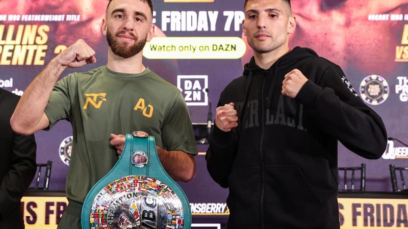 Cristóbal Lorente busca la revancha ante Nathaniel Collins en Glasgow por el WBC