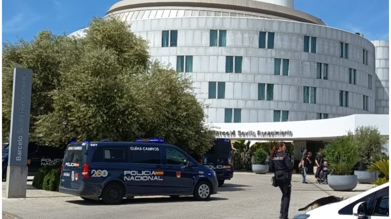 La seguridad se intensifica en Sevilla en homenaje a Aitor Zabaleta