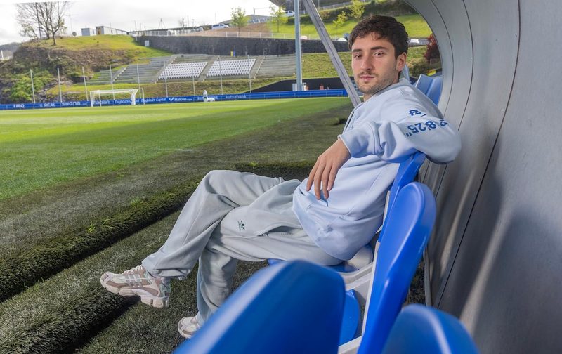 Jon Gorrotxategi vive su sueño en la final de Copa del Rey con la Real Sociedad