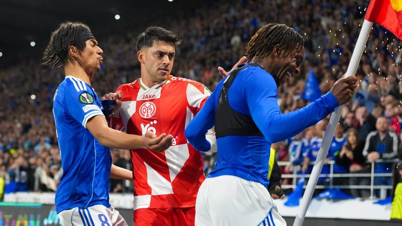 Le Strasbourg s'impose 4-0 contre Mayence et une échauffourée éclate après la victoire
