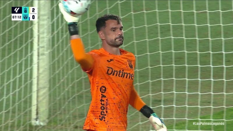 Las Palmas se afianza en los seis primeros tras vencer al Leganés