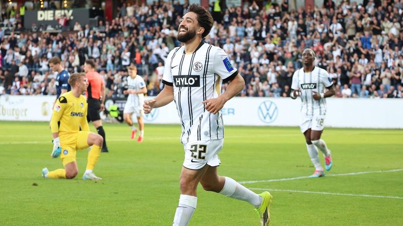 Elversberg besiegt Karlsruhe klar und sichert sich Relegationsrang dank Pherai