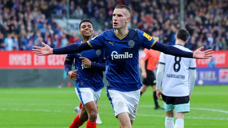 Holstein Kiel feiert überzeugenden Sieg gegen 1. FC Kaiserslautern