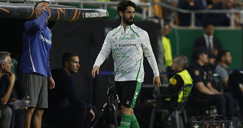 Isco vive la tensión del Betis en su derrota ante el Braga
