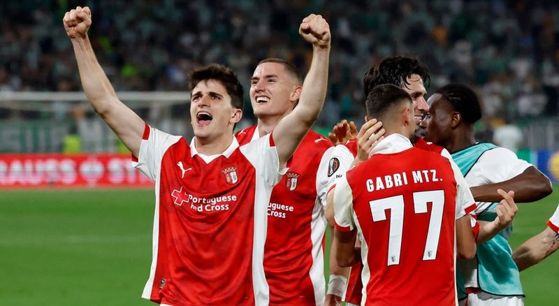 Sporting de Braga enfrenta Friburgo em meias-finais da Liga Europa em abril e maio