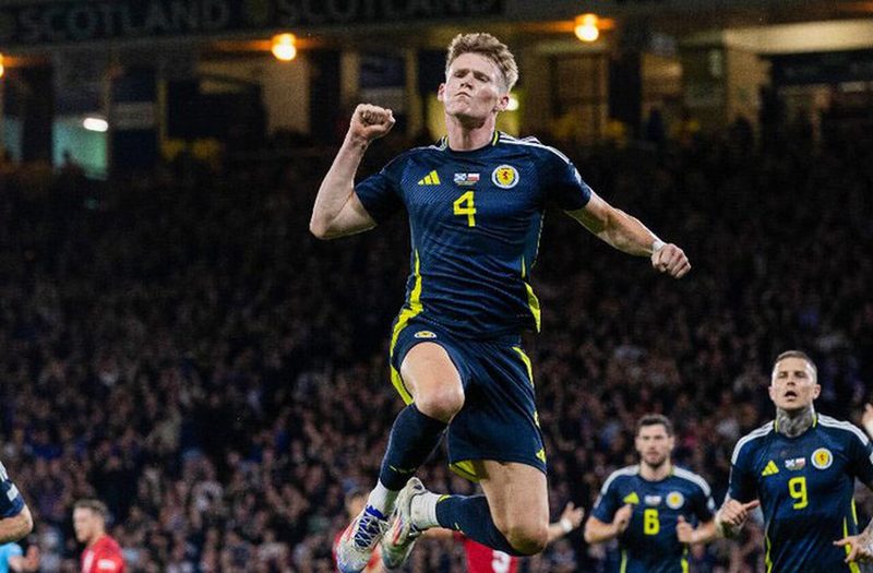 Scott McTominay desponta como esperança da Escócia na Copa do Mundo