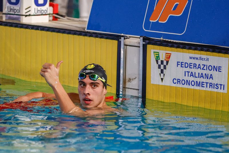 Carlos D’Ambrosio trionfa nei 200 sl a Riccione ma il record italiano resta lontano