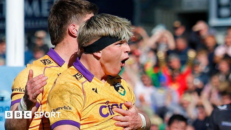 Last-Minute Heroics: Northampton Edges Exeter in Thrilling 35-28 Showdown