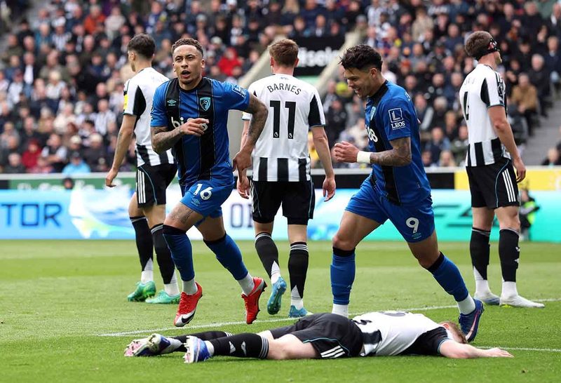 Bournemouth supera Newcastle com assistências brasileiras e garante vitória fora de casa