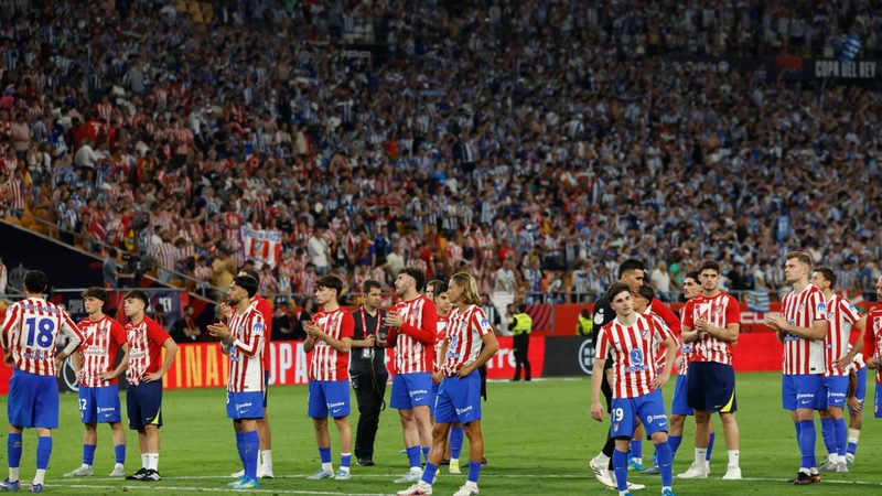 Atlético sufre un duro golpe en la Copa y mira a las semifinales de Champions