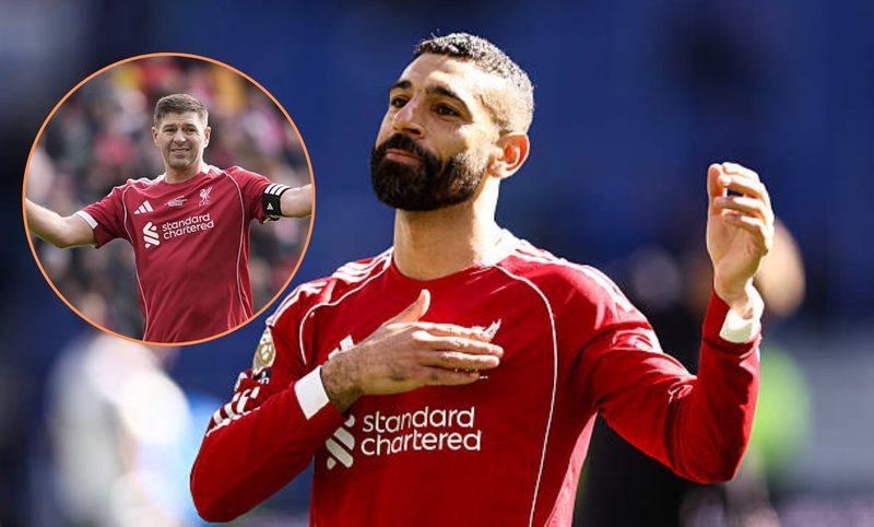 Salah Matches Gerrard's Record in Emotional Final Merseyside Derby Victory