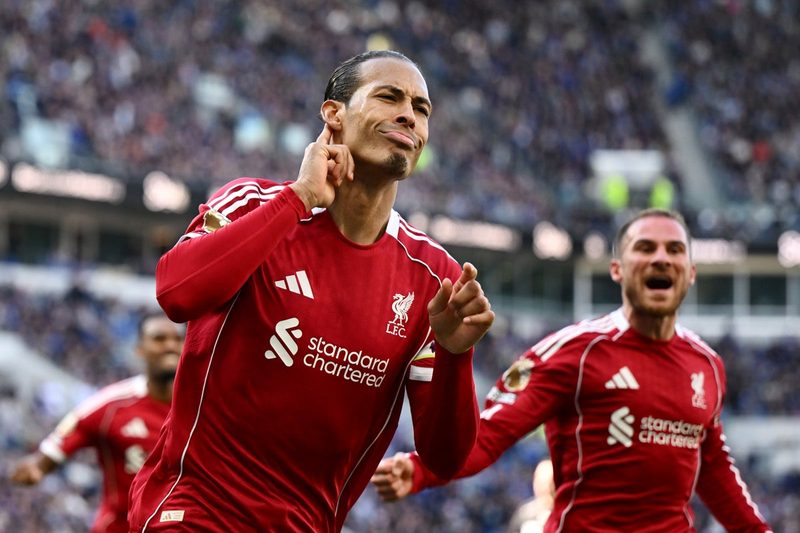 Van Dijk's Late Heroics Dampen Everton's Derby Hopes in New Stadium Debut