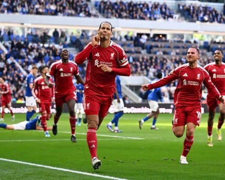Van Dijk's Late Heroics Secure Liverpool's Derby Win at Everton's New Stadium