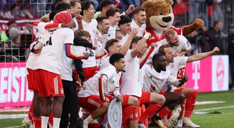 Bayern conquista título com goleadas e busca por triplete na Bundesliga 2025/26