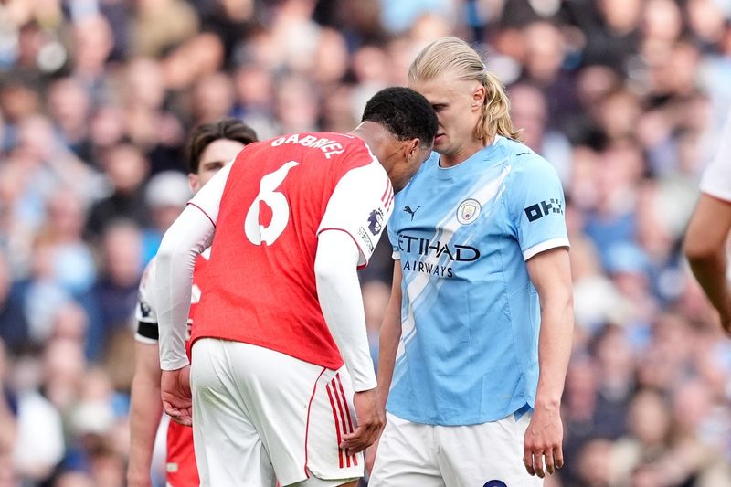 Haaland's Headbutt Controversy: Gabriel Escapes Red Card in Title Clash