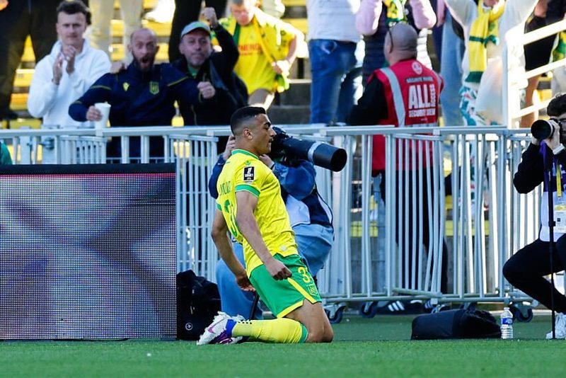 Le FC Nantes prend l'avantage à la mi-temps grâce à Mostafa Mohamed (1-0)