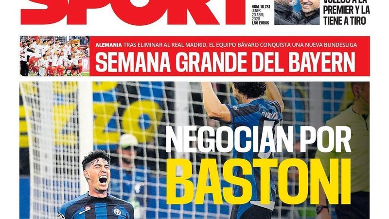 Bastoni, prioridad del Barça; celebración de la Real Sociedad y triunfos en Europa
