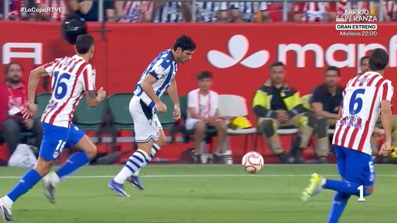Gonçalo Guedes brilla en la final de la Copa del Rey ante el Atlético de Madrid