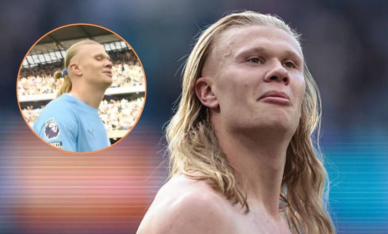Haaland Celebrates in Style After Man City's Crucial Win Over Arsenal