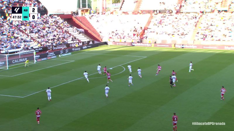 El Albacete se impone al Granada en un vibrante duelo en el Carlos Belmonte