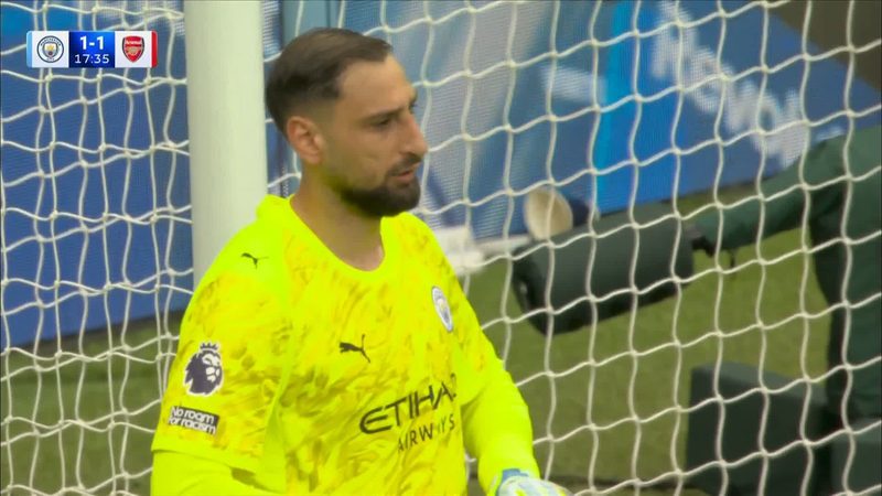 Havertz Capitalizes on Donnarumma's Error as Arsenal Equalizes Against Man City