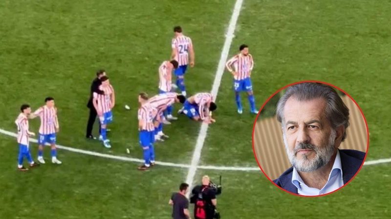 Toni Freixa se ríe del Atlético tras la final de la Copa del Rey
