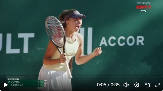 Eduarda Gomes, a prodígio do tênis, brilha e garante vaga em Roland Garros 2026